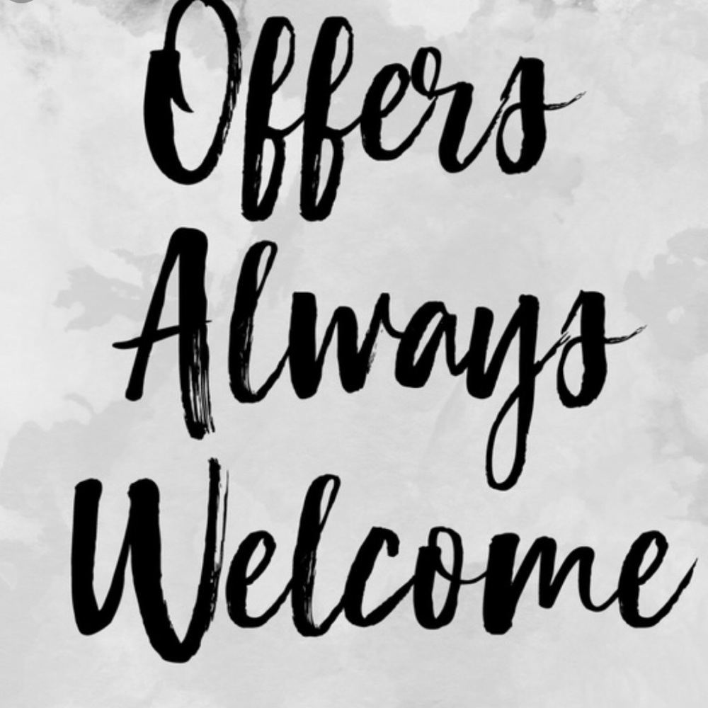 Feel free to make an offer on any item!✨